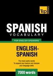 Spanish vocabulary for English speakers - 7000 words
