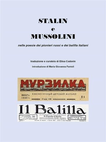 Stalin e Mussolini nelle poesie dei pionieri russi e dei balilla italiani - Elisa Cadorin