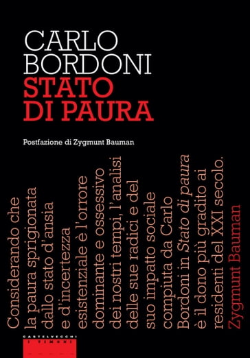 Stato di paura - Carlo Bordoni - Zygmunt Bauman