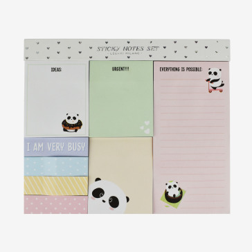 Sticky Note Set - Panda