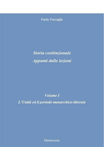 Storia costituzionale - Paolo Passaglia