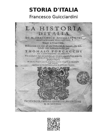 Francesco Guicciardini, Storia d'Italia 
