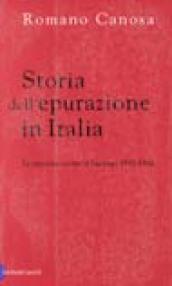 Storia dell epurazione in Italia