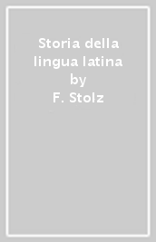 Storia della lingua latina