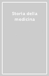 Storia della medicina