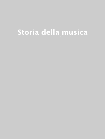 Storia della musica