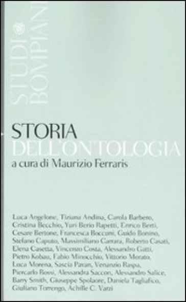 Storia della ontologia - Maurizio Ferraris