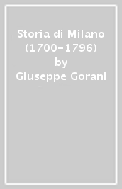 Storia di Milano (1700-1796)