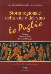 Storia regionale della vite e del vino. Le Puglie Daunia, Terra di Bari, Terra d'Otranto