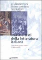 Storia e testi della letteratura italiana. 4: L