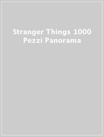Stranger Things 1000 Pezzi Panorama