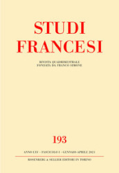 Studi francesi. 193.