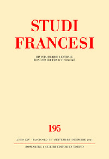 Studi francesi. Ediz. italiana e francese. 195: Christine de Pizan en 2021: traditions, fi...