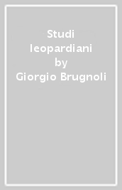 Studi leopardiani