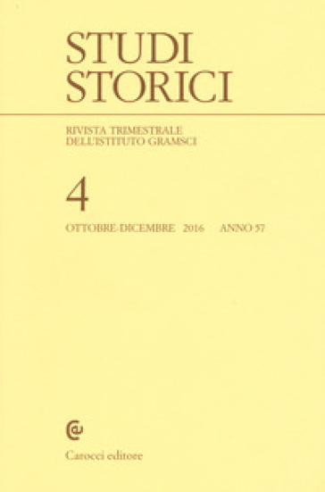 Studi storici (2016). 4.