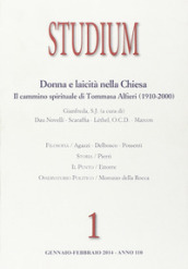 Studium (2014). 1: Donne e laicità nella Chiesa. Il cammino spirituale di Tommasa Alfieri (1910-2000)