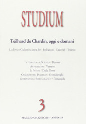 Studium (2014). 3.Teilhard de Chardin oggi e domani