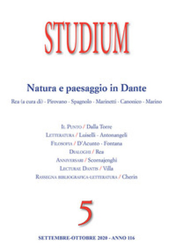 Studium (2020). 5: Natura e paesaggio in Dante
