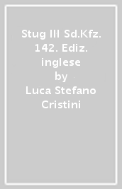 Stug III Sd.Kfz. 142. Ediz. inglese