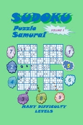 Sudoku Samurai Puzzle, Volume 1