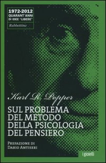 Sul problema del metodo della psicologia del pensiero - Karl R. Popper