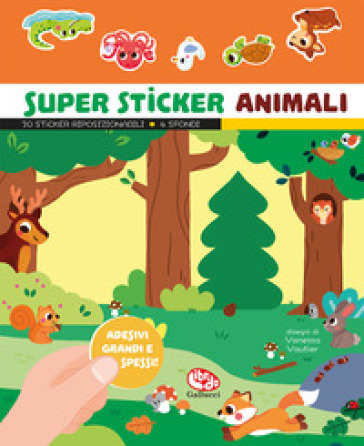 Super sticker animali. Ediz. a colori - Vanessa Vautier