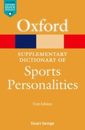 A Supplementary Dictionary of Sports Personalities