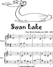 Swan Lake Beginner Piano Sheet Music Tadpole Edition