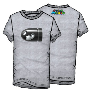 T-Shirt Supermario Proiettile Tg.XL