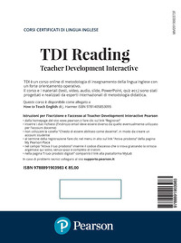 TDI. Teacher development interactive. Reading. Con Contenuto digitale per accesso on line