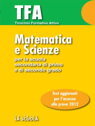 TFA - Matematica e Scienze - AA.VV. Artisti Vari