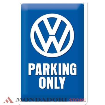 TIN SIGN 20x30cm VW PARKING ONLY