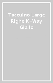Taccuino Large Righe K-Way Giallo