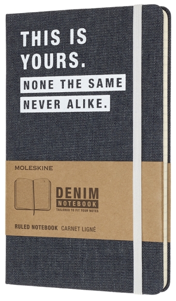 Taccuino a righe - edizione limitata - collezione Denim This Yours - Large