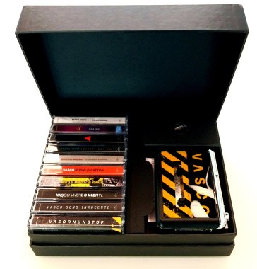 Tape collection (box 10 musicassette) - Vasco Rossi