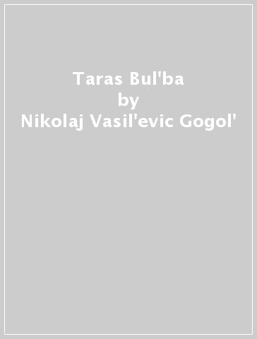 Taras Bul'ba - Nikolaj Vasil