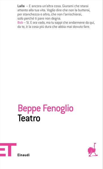 Teatro - Beppe Fenoglio - Elisabetta Brozzi