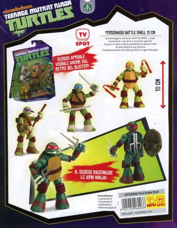 Teenage Mutant Ninja Turtles - Personaggio Battle Shell - - idee regalo -  Mondadori Store