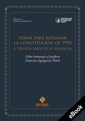 Temas para repensar la Constitución de 1993