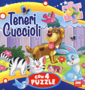 Teneri cuccioli. Libro puzzle. Ediz. a colori