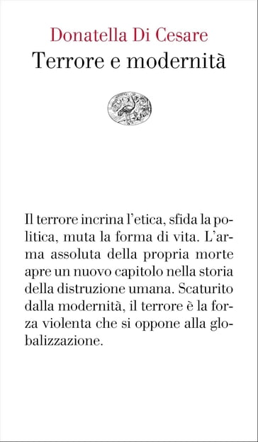 Terrore e modernità - Donatella Di Cesare