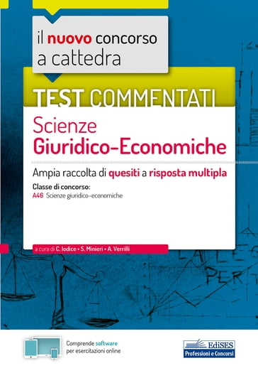 Test commentati Scienze Giuridico-Economiche - Antonio Verrilli - Carla Iodice - Stefano Minieri