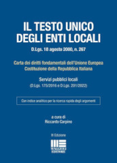 Testo unico degli Enti locali (D.Lgs. 18 agosto 2000, n. 267). Carta dei diritti fondamentali dell