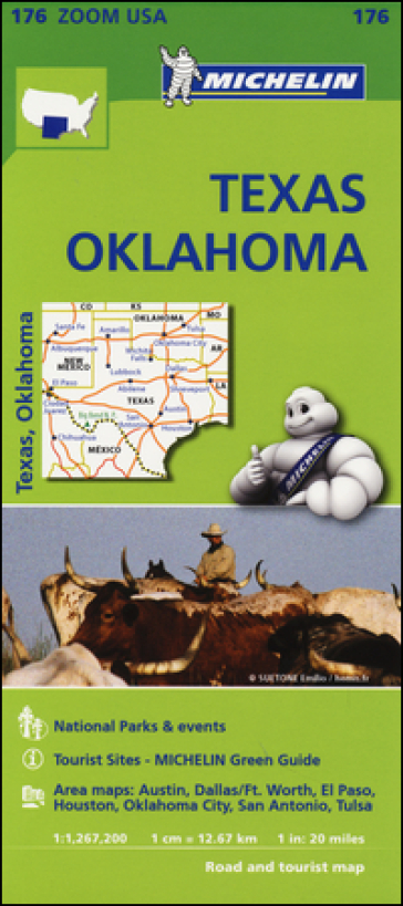Texas-Oklahoma 1:1.267.200. Ediz. inglese