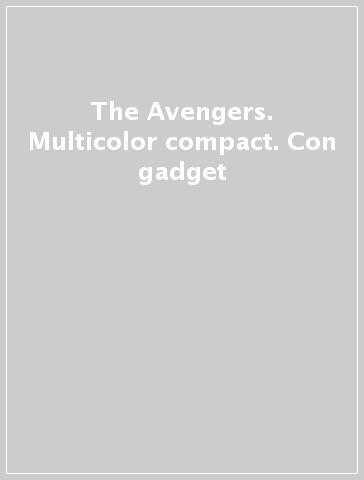 The Avengers. Multicolor compact. Con gadget