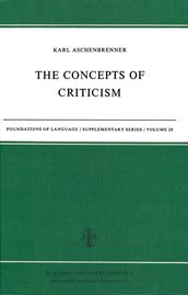 The Concepts of Criticism