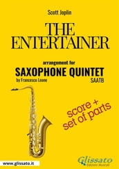 The Entertainer - Saxophone Quintet score & parts