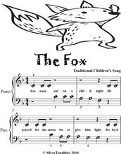 The Fox Beginner Piano Sheet Music