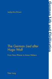 The German «Lied» after Hugo Wolf