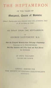 The Tales of the Heptameron, volume 4, Illustrated